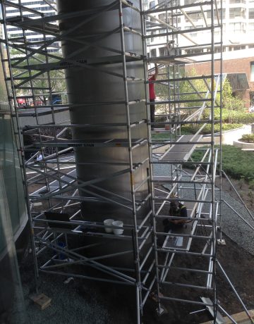 Column Scaffold rent swing stage