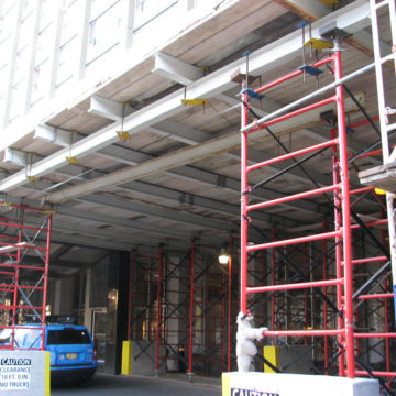 Rolling Scaffold dance floor
